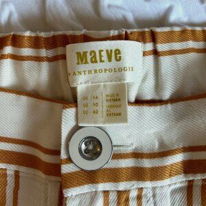 Maeve Anthropologie Women's Wide Leg Trousers